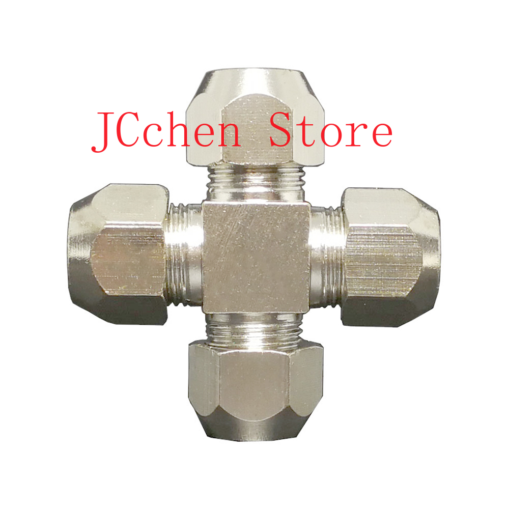 Compression Fitting Brass - Sambungan Kompresi 4 Arah untuk Pipa
