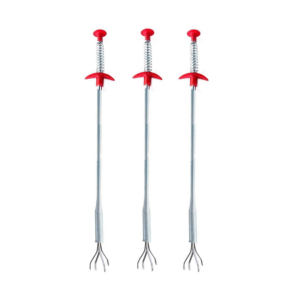 Drain Snake Flexible - 4Pcs Alat Pembersih Pipa Saluran Air