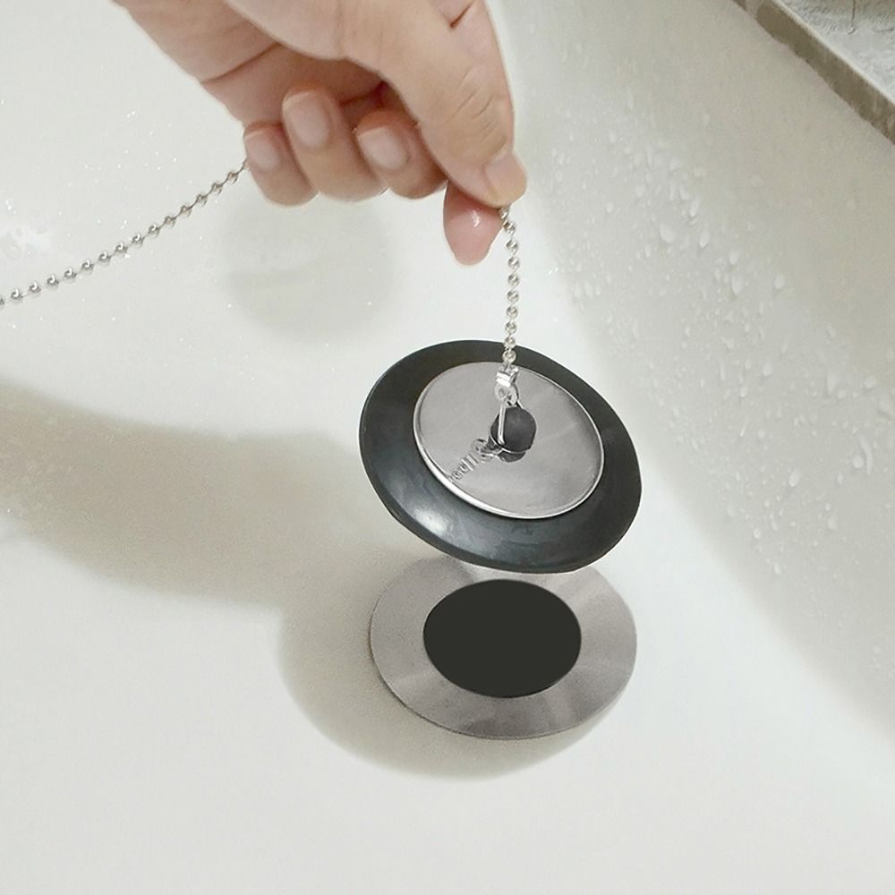 1 Buah Penutup Bak Mandi Karet - Drain Pipe Clip ulasan dan harga
