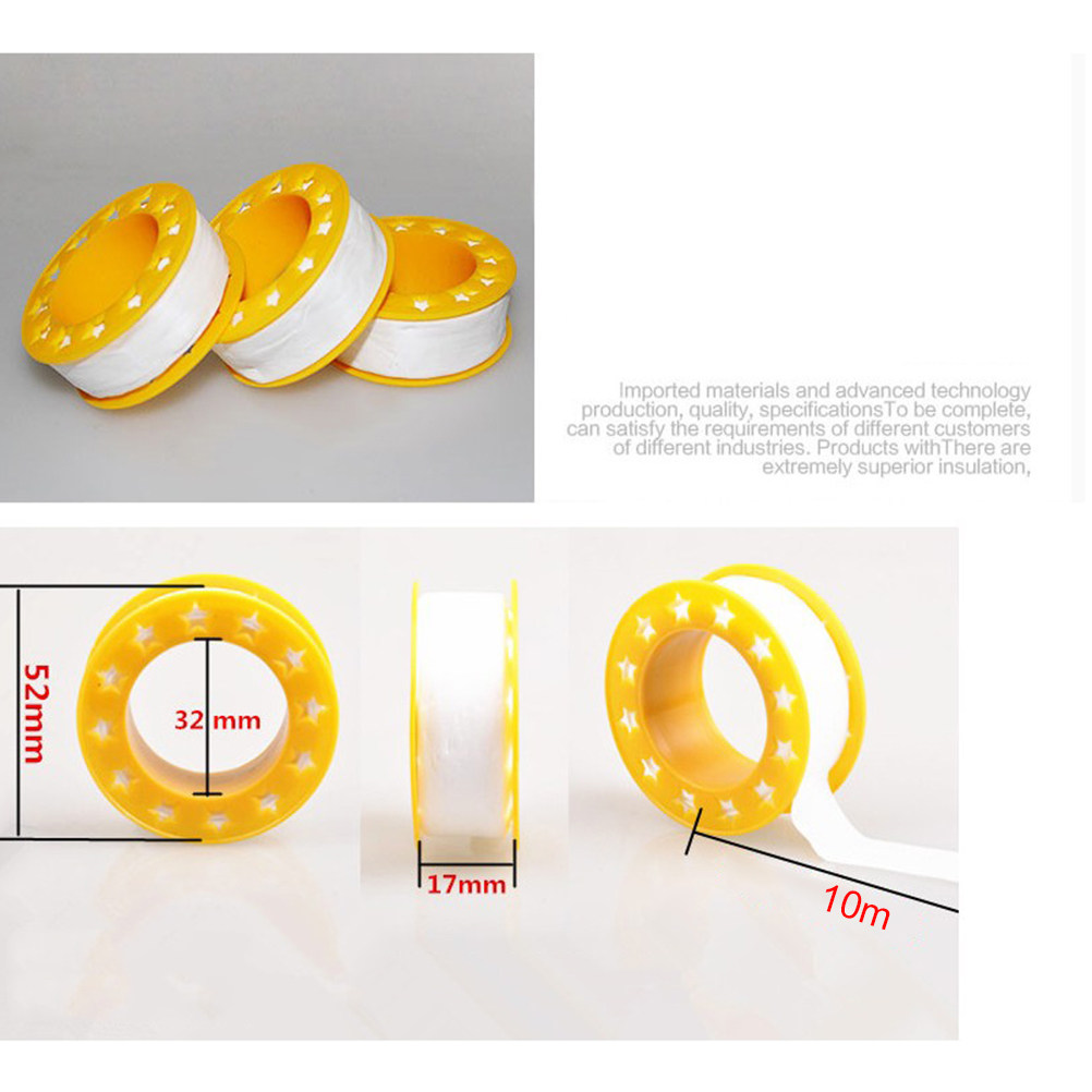 10 Gulungan Pita Segel Ulir Pt - Ptfe Tape Thread ulasan dan harga
